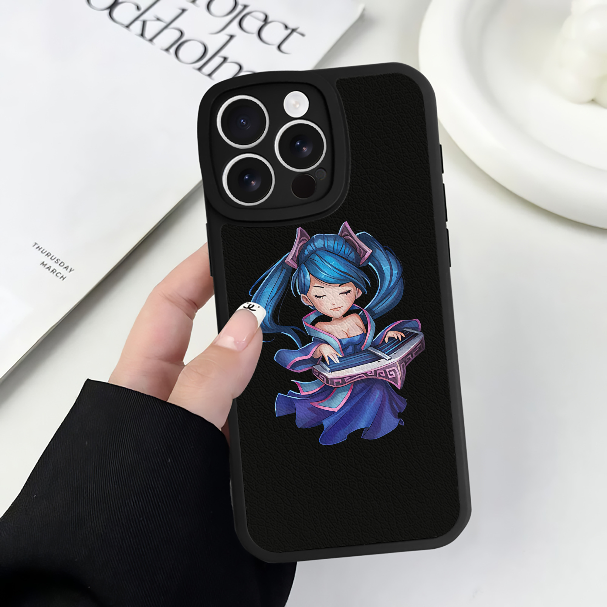 リーグ・オブ・レジェンド League of Legends LOL 【iPhone 16シリーズ対応】シリコンスマホケース（レザー調） 材質：シリコン